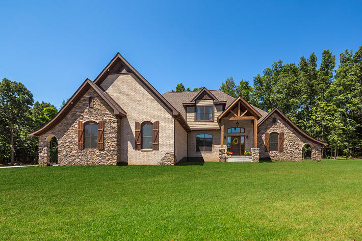 Brick Home with Anchor Bay